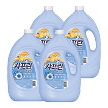 기분좋은향기 샤프란 프레쉬 용기 3.1L X 4개샤프란 시어버터 프레쉬아일랜드, 샤프란 아로마 용기 3.1L 4개