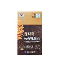 태극 동충하초 분말 국산 100% 100g, 1병