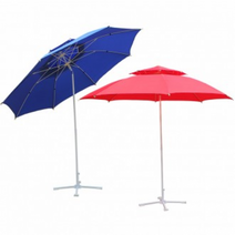 각도기 꺽임 낚시 꺽기 3M 더블 접이식 파라솔 마당 해변 주택 카페 각도조절 받침대 고정대 260파라솔 대형2단꺾임파라솔 팔각이중파라솔 시원한2, 260꺽임파라솔블루
