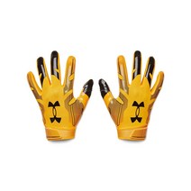 Under Armour 남성 F8 축구 장갑 4141936595, Large, Steeltown Gold (750)/Black, Steeltown Gold (750)/Black
