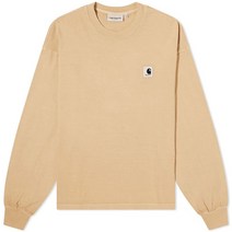 칼하트윕 Carhartt WIP Long Sleeve Nelson Tee - Dusty Hamilton Brown