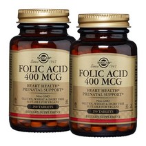 솔가 엽산 400mcg 250정 x2, 2개