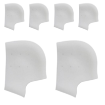 페이스바디 실리콘 발뒷꿈치 각질패드 세트, 화이트, 3세트