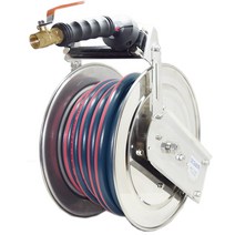 태창 TC-1315SH 업소용 자동 워터릴 주방청소 호스릴 스텐레스 무독성 식수용 15M, 볼밸브