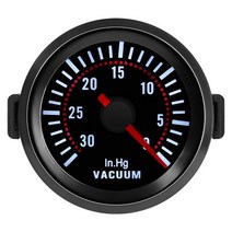 디지털 게이지 압력 버니어 범용 자동차 52mm 연기 렌 타코미터 RPM 터보 부스트 바 진공 수온계 12V 가솔린 오일, [04] Vacuum, 04 Vacuum