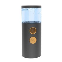 나노미스트기 미스트기계 피부수분공급기 2030ml 나노 미스트 페이셜 스프레이어 페이스 스티머 모이스춰라이징 usb 뷰티 기기 하이드레이팅 가습기 워터 리프레셔 미터, 20ml 블랙 b