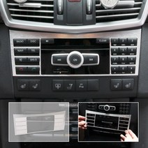 BELER 인테리어 센터 콘솔 버튼 패널 스위치 장식 커버 트림 메르세데스 벤츠 W212 E 클래스 2010 2011 2012-2015, 상세내용참조, 상세내용참조