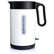Wilfa CLASSIC 주전자 - 1리터 용량 2000와트 외부 수위 표시기 자동 꺼짐 흰색, 단색, 하얀색