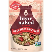 (미국) 베어네이키드 딸기 쇼트케이크 그래놀라 317g 6팩 Bear Naked Strawberry Shortcake Granola 11.2 oz(Pack of 6)