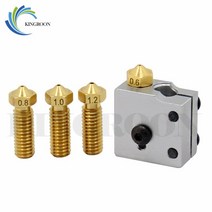차량용히터 12v 차박 히터 온풍기 KINGROON Volcano 히트 블록 카트리지 히터 12V 40W V5 V6 노즐 서미스터, 한개옵션0