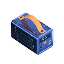 휴대용발전기 소형 가정용 비상 무소음 캠핑 진짜 80000mAh PD100W 야외 보조베터리 휴대용 발전소 외부 배터리 팩 빠른 충전기 노트북 60000mAh, 파란, 파란