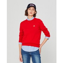 21FW 오렌지 퍼피자수 울 니트 HSSW1D802O2