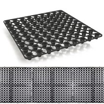 침대 매트리스 깔판 받침대 하단 프레임 공기순환받침대, 플라스틱 깔판 6cm (50x50x6)