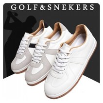 남녀공용 남성 남자 여성 여자 가죽 라운딩 로퍼 신발 골프화