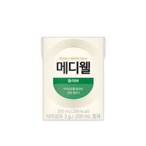 메디웰 화이바 빨대증정 환자식 환자영양식 200ml 24팩