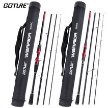Goture 4 섹션 휴대용 여행 2.7m 2.4m 2.28m 2.13m 낚싯대 156, 회전(2.59m)-mh