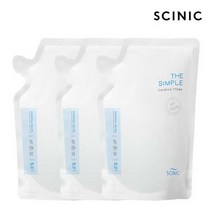 싸이닉 더 심플 카밍 토너 300ml 리필팩 3개, ((C02T0000008423))