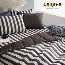LeReve [르헤브] 어닝스트라이프 사계절 이불 Q