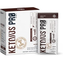 Pruvit Keto//OS 프로 다크 초콜릿 MCT 케톤 - 케토//OS 부스트 소화 및 노화 과정 방지를 위한 보조제 20팩