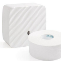 웨이브 점보롤 디스펜서, 화이트, 5개