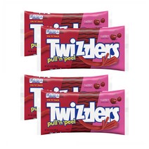 트위즐러 미국 풀 앤 필 체리 젤리 14oz(396g) 4팩 Twizzlers Pull n Peel Cherry, 396g, 1세트