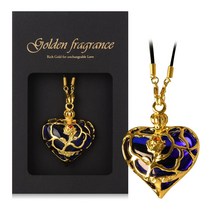 24K 골드 금 방향제 아빠 엄마 부모님 어버이날 생신 선물 개업선물 승진 퇴직, 24K 골드하트 블루마린