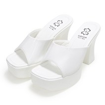 그레미 에나멜 상굽 베이직 파티 슈즈 하이힐 슬리퍼