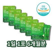 프럭토 프락토 플락토 플럭토 올리고당 프리바이오 스틱스 틱스 스틱 유산균 아연 셀렌, 프리바이오틱스프락토올리고당 30포 X6박스