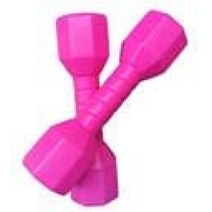 ANER아동용 덤벨 2개/세트 아동용 플라스틱 핸드 덤벨 홈 짐 운동 바벨 어린이 운동 피트니스 스포츠 장난감 선물, rose red