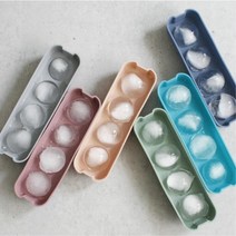 동그라미얼음 트레이 양주얼음틀 얼음트레이 얼음볼, 오션블루