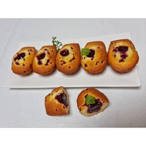 행복한 라즈베리 마들렌 /수제건강간식/개별포장/디져트/선물용/어린이간식/구움과자/마들렌/ (6개 세트구성), 6개 세트
