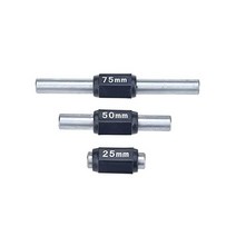 마이크로미터 캘리퍼스마이크로미터외경 캘리브레이션 블록 로드 측정봉 25mm 50mm 75mm 게이지 내경 정확한 측정 데이터 조작이 용이