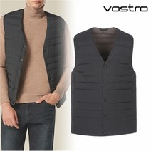 보스트로 V넥 구스다운 베스트-MM0JJ705