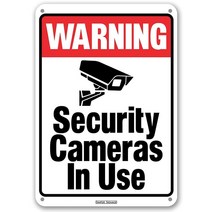 SimpLee Signage Security Camera Sign 7
