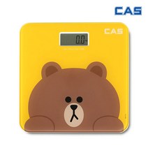 카스 라인프렌즈브라운 디지털 체중계, 혼합 색상