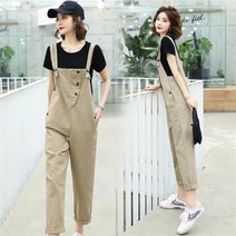 kanyunen여성 점퍼수트 멜빵바지 데님 팬츠 청바지 빅사이즈