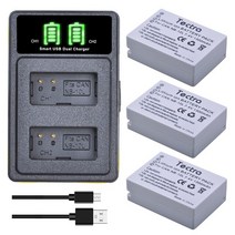 대용량 NB-10L NB10L NB 10L 배터리 + 캐논 파워 샷 G1 X G3 X G15 G16 SX40 HS SX50 HS SX60 HS 용, 02 3 battery set