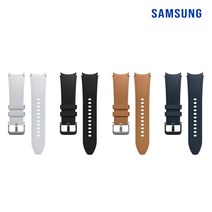 삼성 정품 갤럭시워치6 클래식 하이브리드 비건 레더 스트랩, 카멜(S/M)