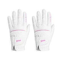 지맥스 여성용 KPGA 프리조이 왼손 골프장갑 2p, 화이트