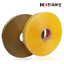 기계테이프 박스포장용 opp 대용량 자동테이프 아크릴 러버 포장 1000m 5롤, 기계경포장(투명1000mx5개) 1개