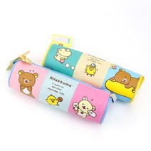 놀이잼 리락쿠마 뉴 원통 봉제필통 캐릭터필통-72394EA, 본상품선택, 본상품선택