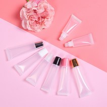 셀프천사 파운데이션 공병 공 용기 비비 크림 립 밤 치약 튜브, 1개, 핑크-20ml