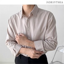 [포지시아] 남성 무지 린넨 셔츠 남자 솔리드 셔츠 (9082268)