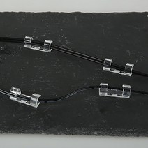 모리의집 2사이즈 랜 전선 정리, 투명, 대형(16개입), 1개