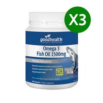[굿헬스] 오메가3 피쉬오일 1500mg 400정X3