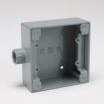 주물 사각 2개용 승압 콘센트 박스 16mm 1방출 경완