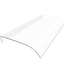 고정 어닝 투명 비가림 창문 차양막 차면시설 농막, 평면을 따라 서리로 덥은 상하 40x80