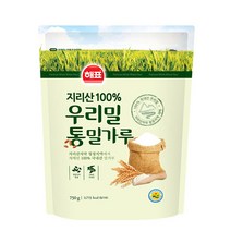 해표 우리밀 통밀가루, 750g, 1개