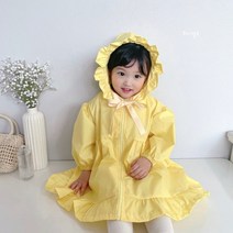 귀여운 우비 유아 아동 어린이 우비 장마 등원 등원룩 키즈 여아 레인코트