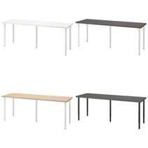 이케아 LAGKAPTEN ADILS 200x60 테이블 락캅텐, 200x60 화이트 상판만 구매